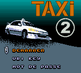 Taxi 2 (France) Title Screen